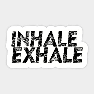 Inhale Exhale Yoga Sticker